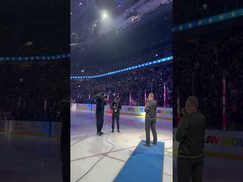 National anthems at Vancouver Canucks game thumbnail