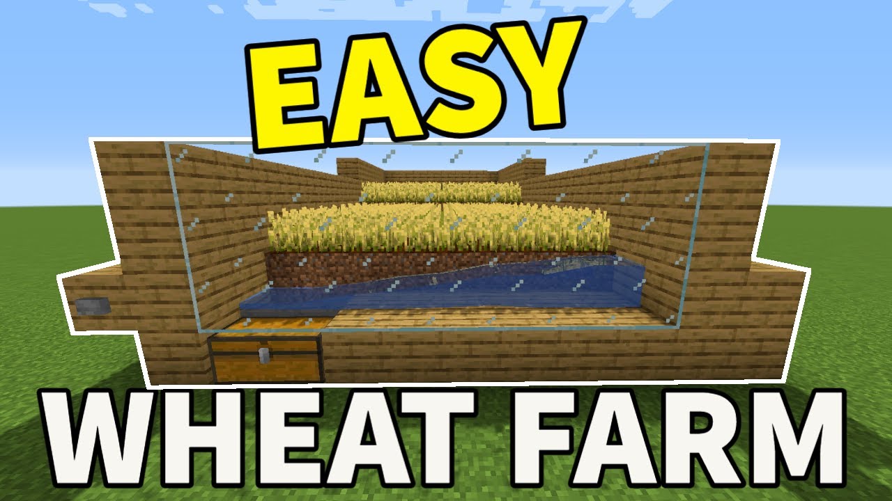 EASY Starter Wheat Farm Minecraft Java 1.19