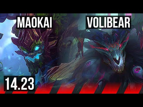 MAOKAI vs VOLIBEAR (TOP) | KR Diamond | 14.23