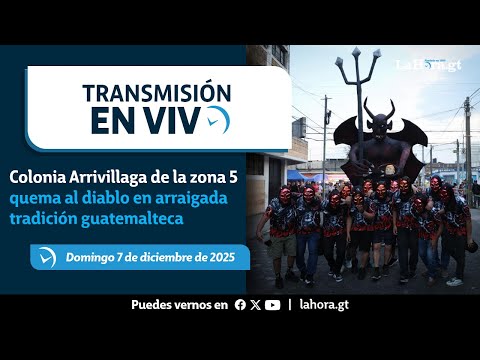 En vivo: Colonia Arrivillaga de la zona 5 quema al diablo en arraigada tradición guatemalteca