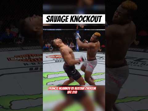 When Francis Ngannou DECAPITATED Alistair Overeem #mma #ufc
