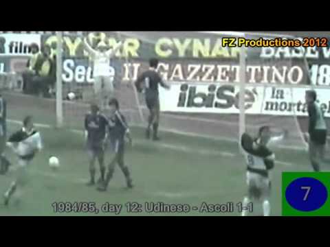 Massimo Mauro - 14 goals in Serie A (Catanzaro, Udinese, Juventus, Napoli 1979-1993)