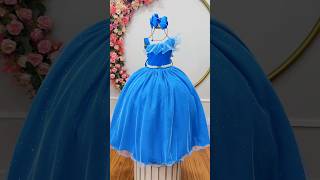 Vídeo de Vestido Infantil Longo Azul Capri