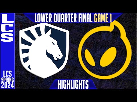 TL vs DIG Highlights Game 1 | LCS Spring 2024 Playoffs Quarter-final | Team Liquid vs Dignitas G1