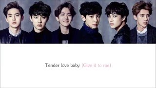 Lyrics EXO-K - TENDER LOVE [Hangul/Romanization/English] COLOR CODED