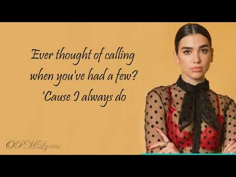 Dua Lipa (Cover) - Arctic Monkeys - Do I Wanna Know [Lyrics]