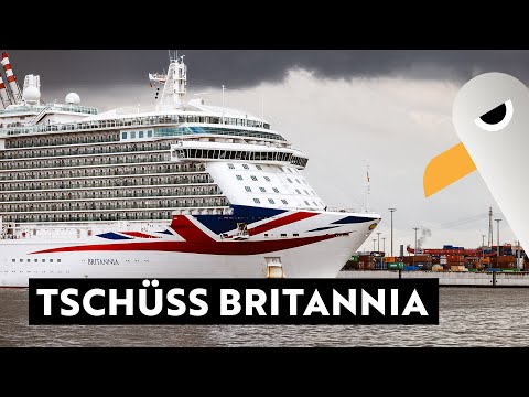 Auslaufen der Britannia (Shipspotting) ⚓️ Hamburg Hafen Live