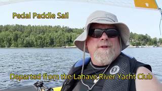 preview picture of video ''Pedal Paddle Sail' a Hobie Tandem Island in Nova Scotia'