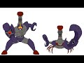 Transformers Beast Wars Animated Predacon Scorponok Transformation