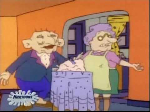 Rugrats: Grandpa Boris wants chocolate cake (Full Scene)