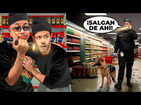 Pasamos La Noche Escondidos En Un Supermercado!!