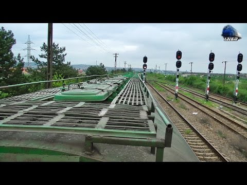 Manevra cu Vagoane de Cereale pe Apus/Shunting with Cereals Wagons on Sunset in Episocpia Bihor