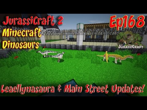 JurassiCraft 2.0 Jurassic World Ep168 Leaellynasaura Main Street Updates