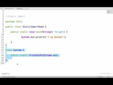 Core Java Static Import