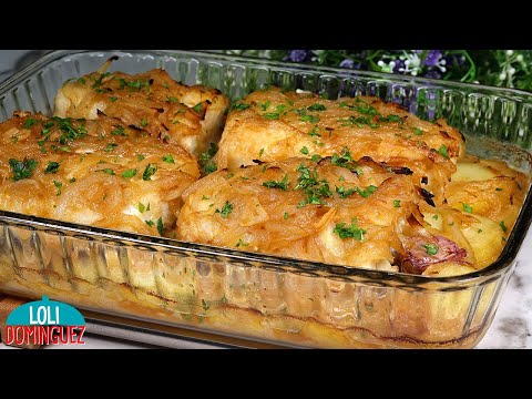 DELICIOUS PORTUGUESE-STYLE COD. Delicious, juicy, with an incredible flavor and few ingredients.