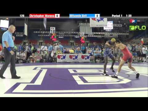 Cadet 126 - Christopher Moreno (Florida) vs. Wilyonde Bell (Illinois)