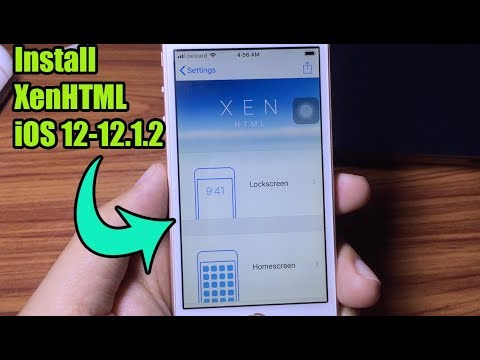 *NEW* How to Install XenHTML ON iOS 12-12.1.2