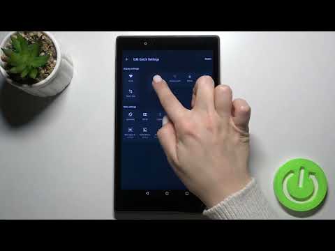 How to Adjust Notification Panel Shortcuts on Lenovo TAB 4 8 - Set shortcut icons