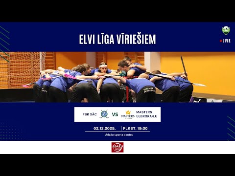 2025-12-02, 19:30, Elvi līga, FBK SĀC - MASTERS ULBROKA/LU