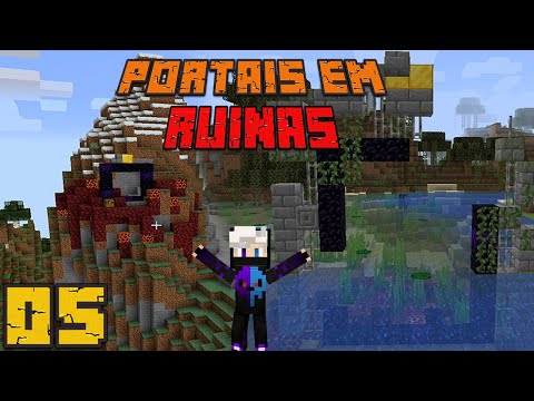 ColossalCraft #05 Começamos a construir o Nether HUB (Minecraft 1.16.4) Survival Multiplayer