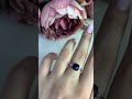Серебряное кольцо с сапфиром nano 2.007ct