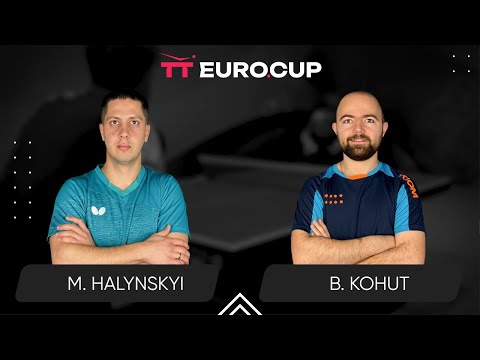 15:30 Mykola Halynskyi - Bohdan Kohut 26.09.2025 TT Euro.Cup Ukraine Elite. TABLE 4