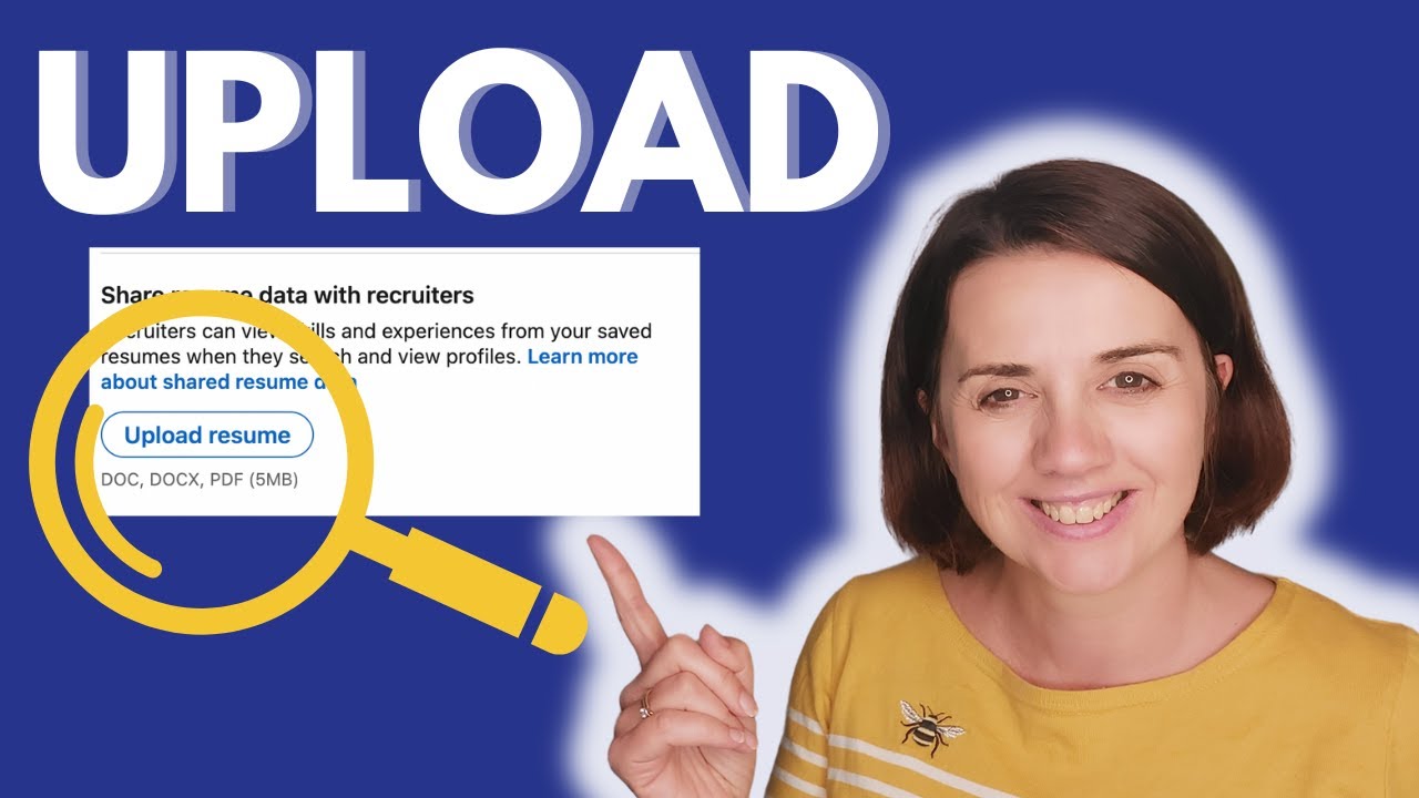 How to upload your resume to LinkedIn - YouTube