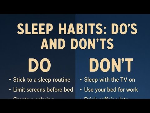 Sleep habit ✨
