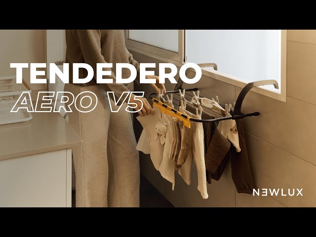 Radiador para estendal Newlux Aereo V5, preto video