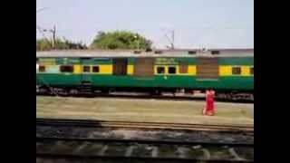 preview picture of video 'Indian Train GHY KOAA Garib Rath (Poor People's Chariot) Hauled by WDM 3A Loco'