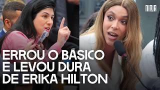 🔥Chris Tonietto debocha de orientação sexual, mas Erika Hilton amassa: 