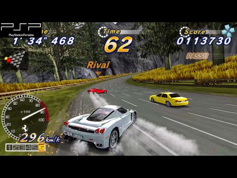 OutRun 2006: Coast 2 Coast - PSP Gameplay 4k 2160p (PPSSPP)