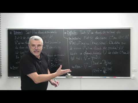 AVIM Cours 13 - Champ de Gradient, Divergence et Rotationnel