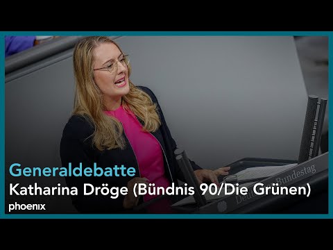 Generaldebatte mit Katharina Dröge (Bündnis 90/Die Grünen) im Deutschen Bundestag am 11.09.24