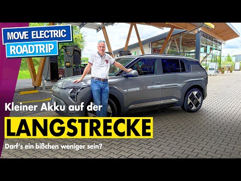 Langstrecke mit dem Kia EV3 und kleinem Akku - Wirklich eine gute Idee? Wie oft muss ich laden?
