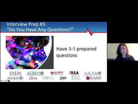 ADIEM Webinar: How to be a Successful Applicant - The Interview