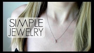 Simple Jewelry Collection | Simple Minimalist Jewelry