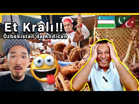 Pakistani React️🇺🇿🇹🇷Most Genius Cooking Skills of Meat King!-Uzbekistan Street Food Tour in Andijan😋