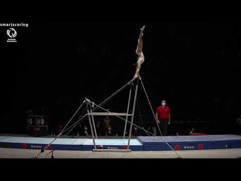 Larisa IORDACHE (ROU) - 2021 Artistic Europeans - Qualification bars
