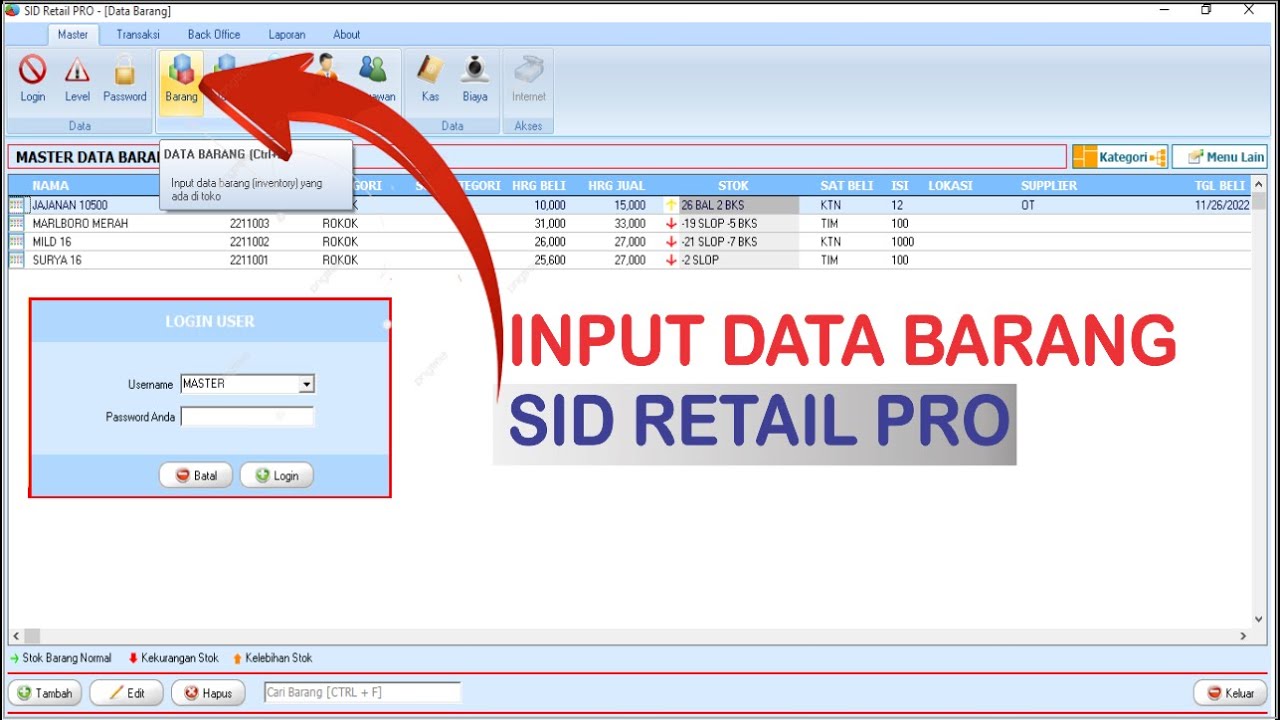 CARA MENGGUNAKAN SID RETAIL PRO DARI AWAL - TUTORIAL SID RETAIL PRO