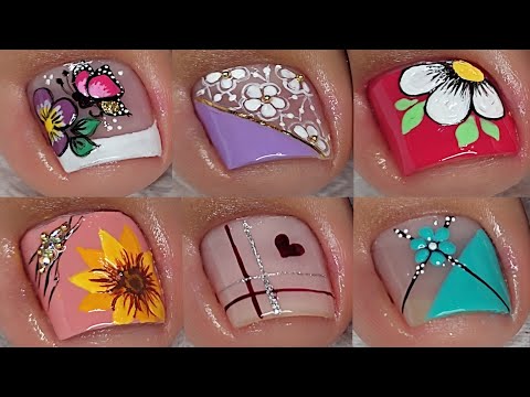 HERMOSOS MODELOS DE UÑAS PARA PIES | UÑAS DECORADAS BONITAS 🌺💅🦋