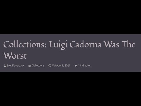 ACOUP - Luigi Cadorna Was The Worst