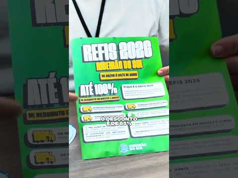 Prefeitura de Ribeirão do Sul abre REFIS 2026 com até 100% de desconto em juros e multas