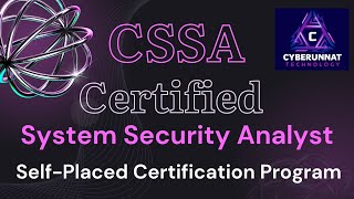 #Introduction  to CSSA  – Certified System Security Analyst | CyberUnnat Academy | Official Course