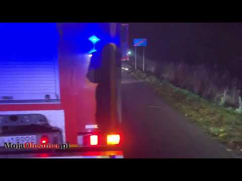 11.11.2020 Wypadek w Cieślach