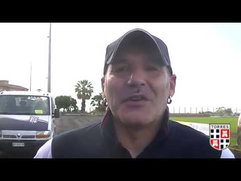 Il capitano Pinna dopo la finale playoff Atletico Uri - Torres 0-1