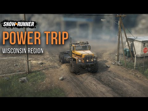 Let's Play Snowrunner Wisconsin Ep 8 - Starting the Power Plant