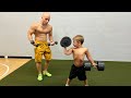 How To Become STRONG 5 Year Old Boy Lifts Heavy Weights