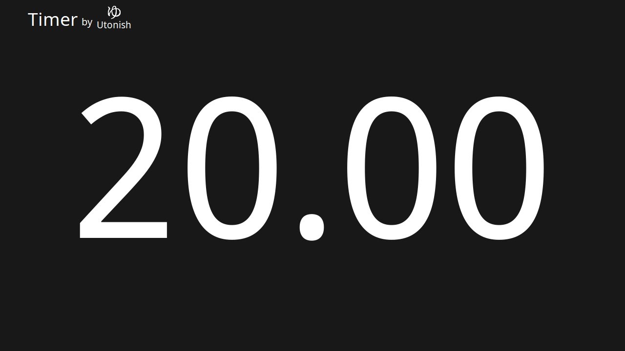 20 Second Countup Timer