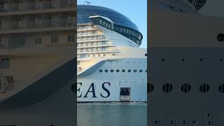 Star of the Seas sail away! #shorts #staroftheseas #royalcaribbean #cruiseship  #portcanaveral